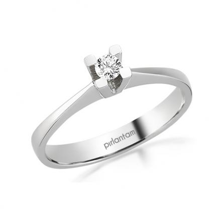 0.10 ct. Pırlanta Tektaş Yüzük